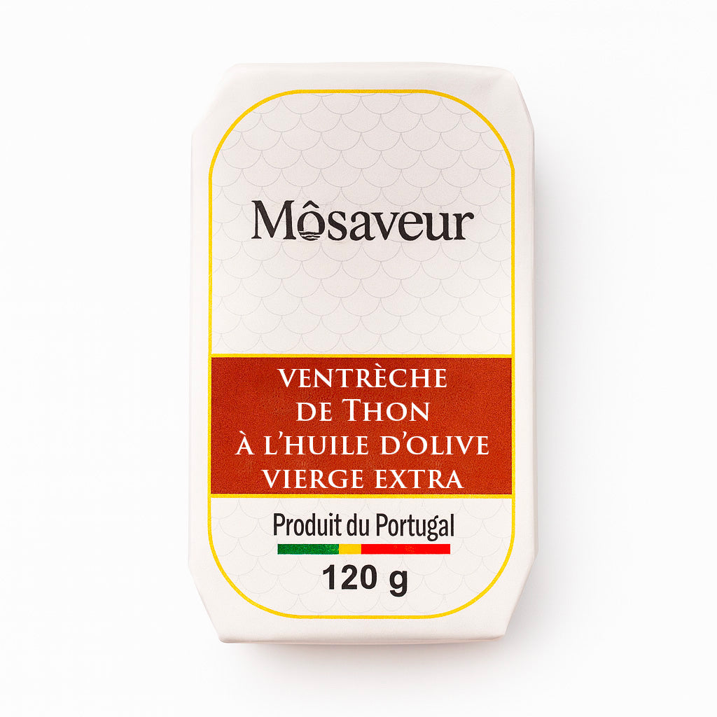 Ventrèche de Thon à l’Huile d’Olive Vierge Extra 120 g